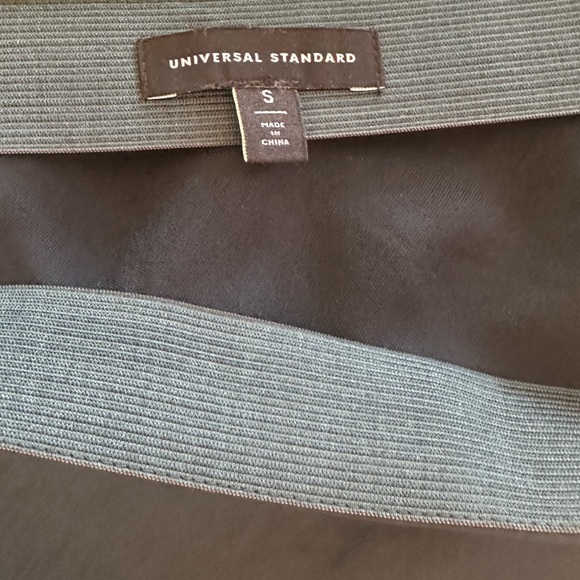 Universal Standard Diane Satin Midi Bias Skirt Deep Sea - Picture 8 of 8